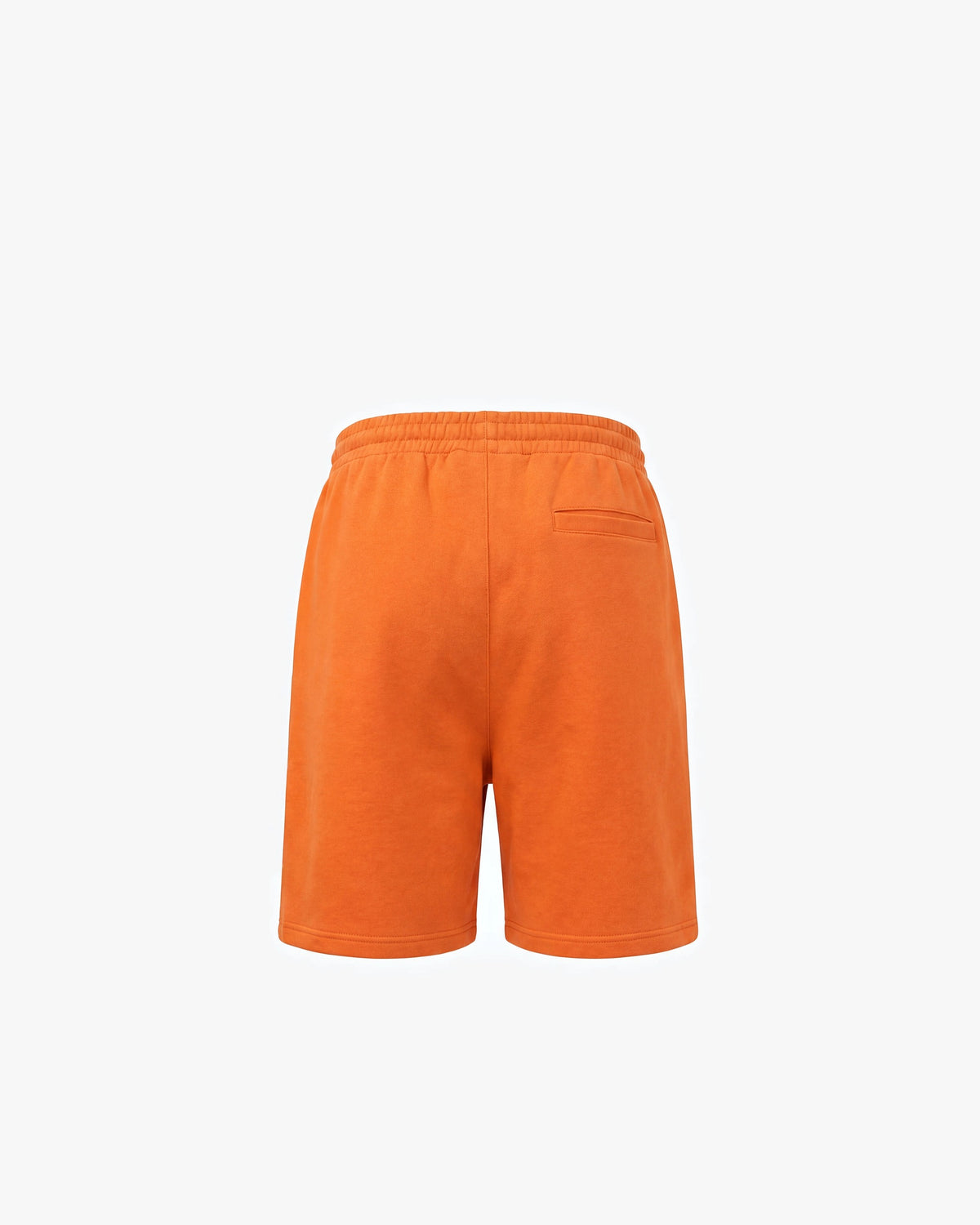 Primitive Luke Script Fleece Shorts — Orange — product back
