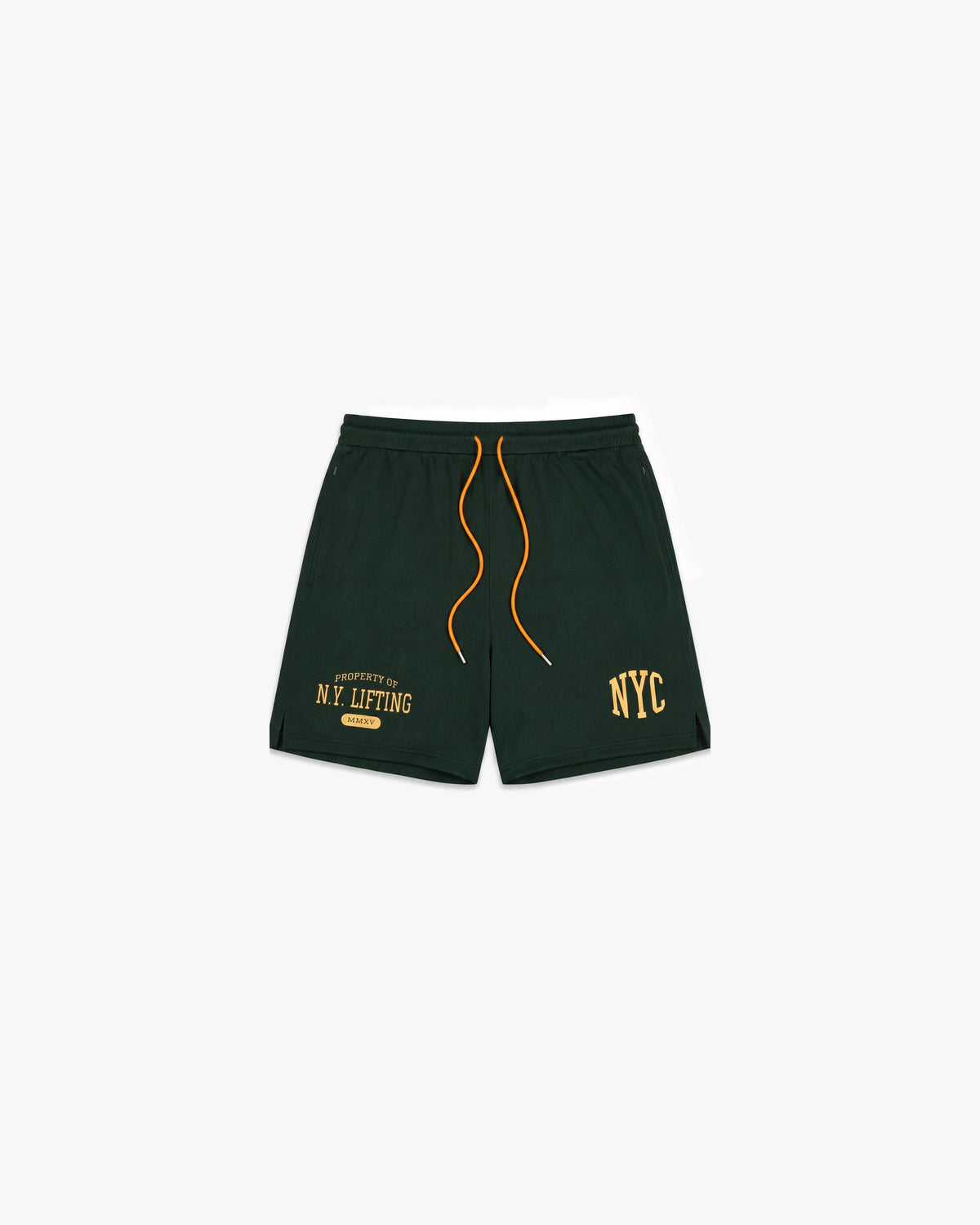 Ruxen NYC Mesh Shorts — Green — product front