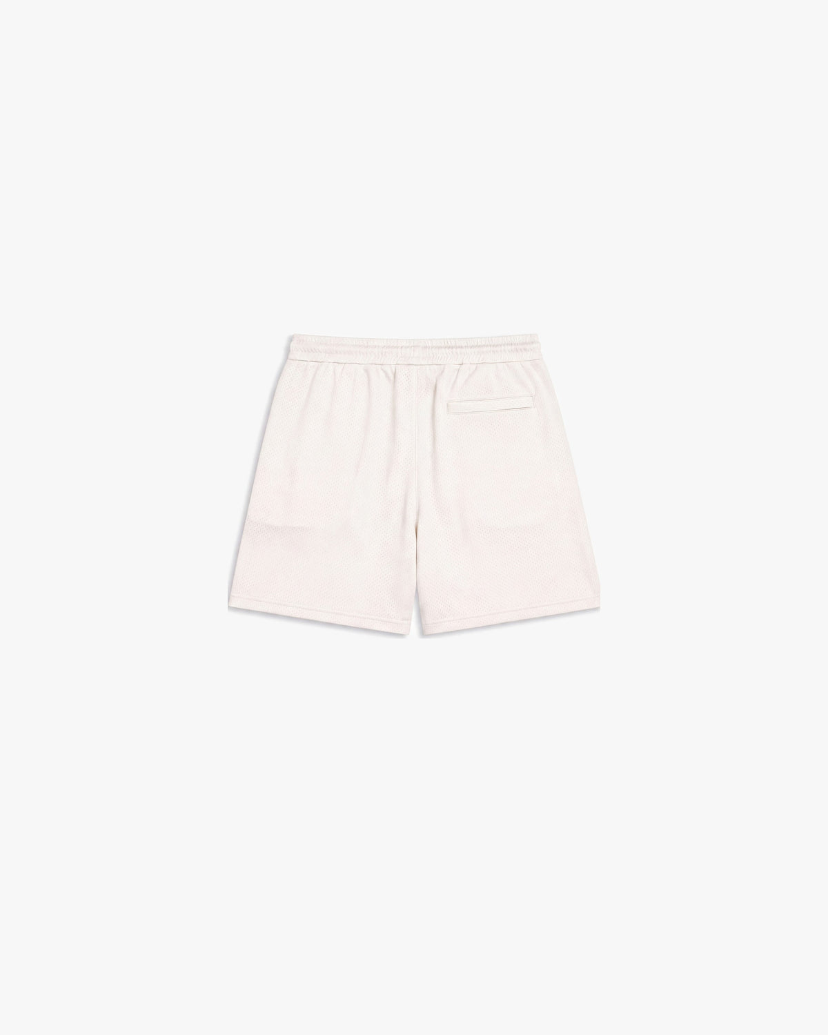 Ruxen NYC Mesh Shorts — White — product back