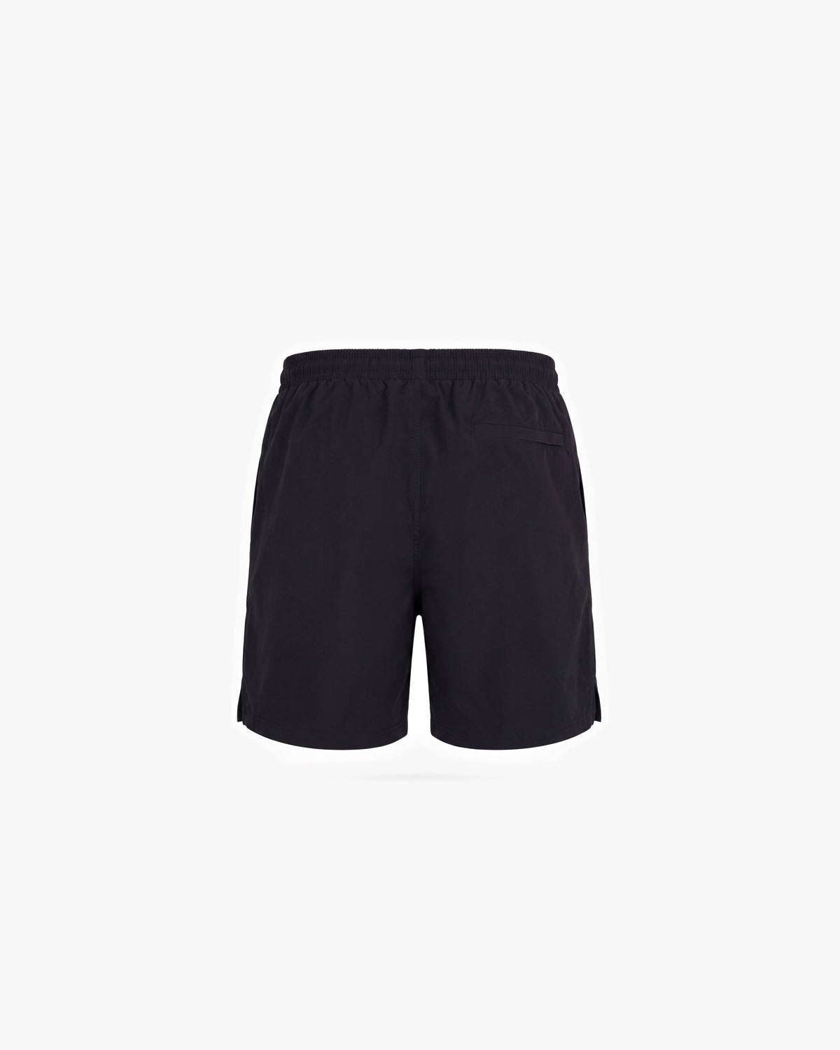 Ruxen Nylon Shorts — Black — product back