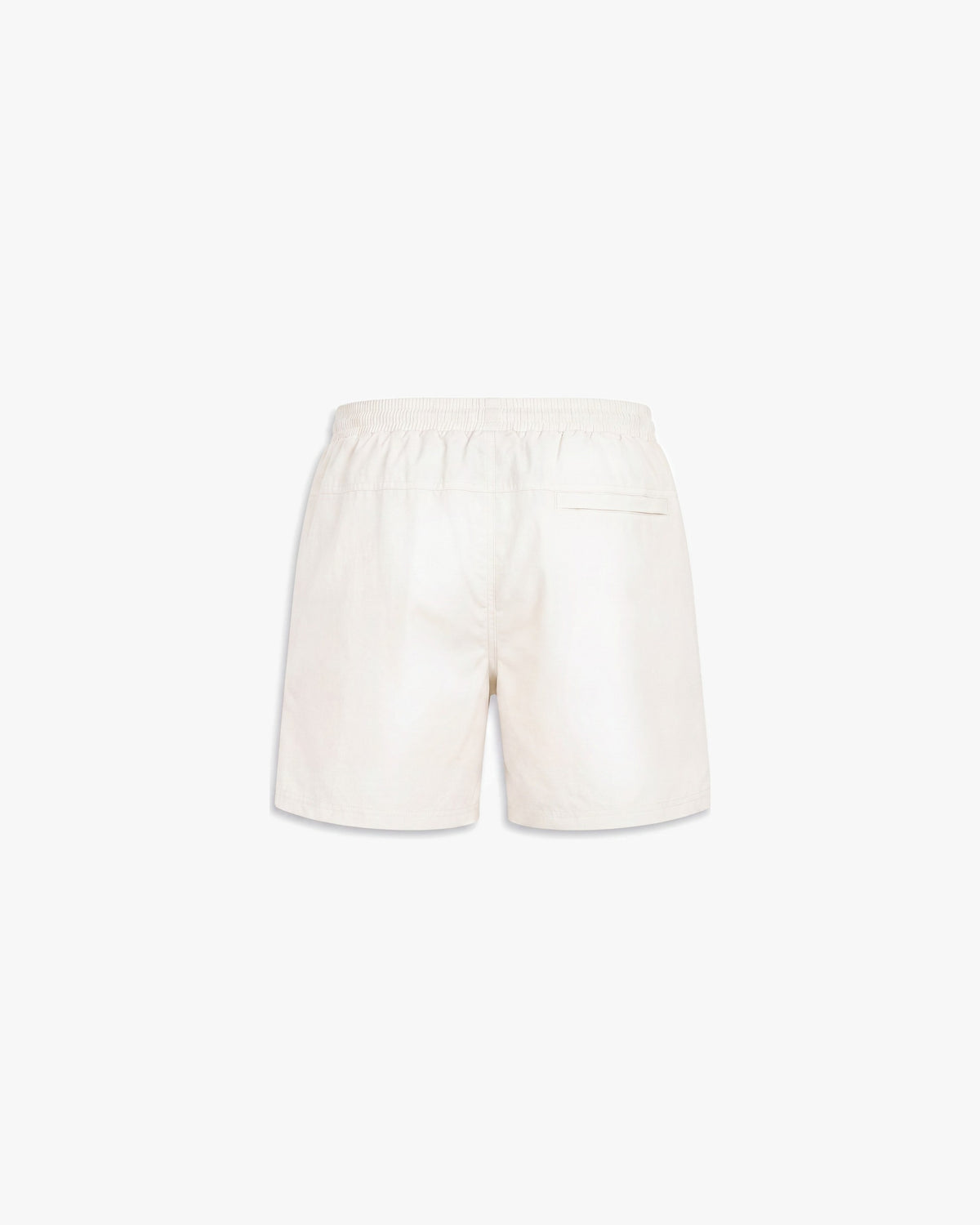 Ruxen Nylon Shorts — Off White — product back