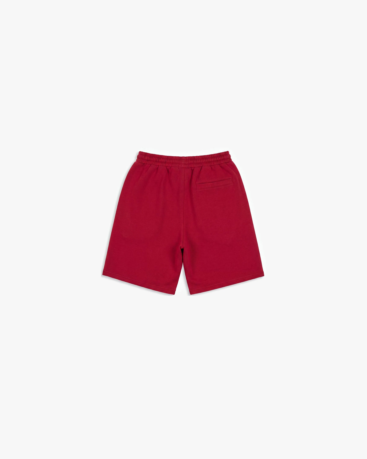 The Hundreds All Star Fleece Shorts — Red — product back