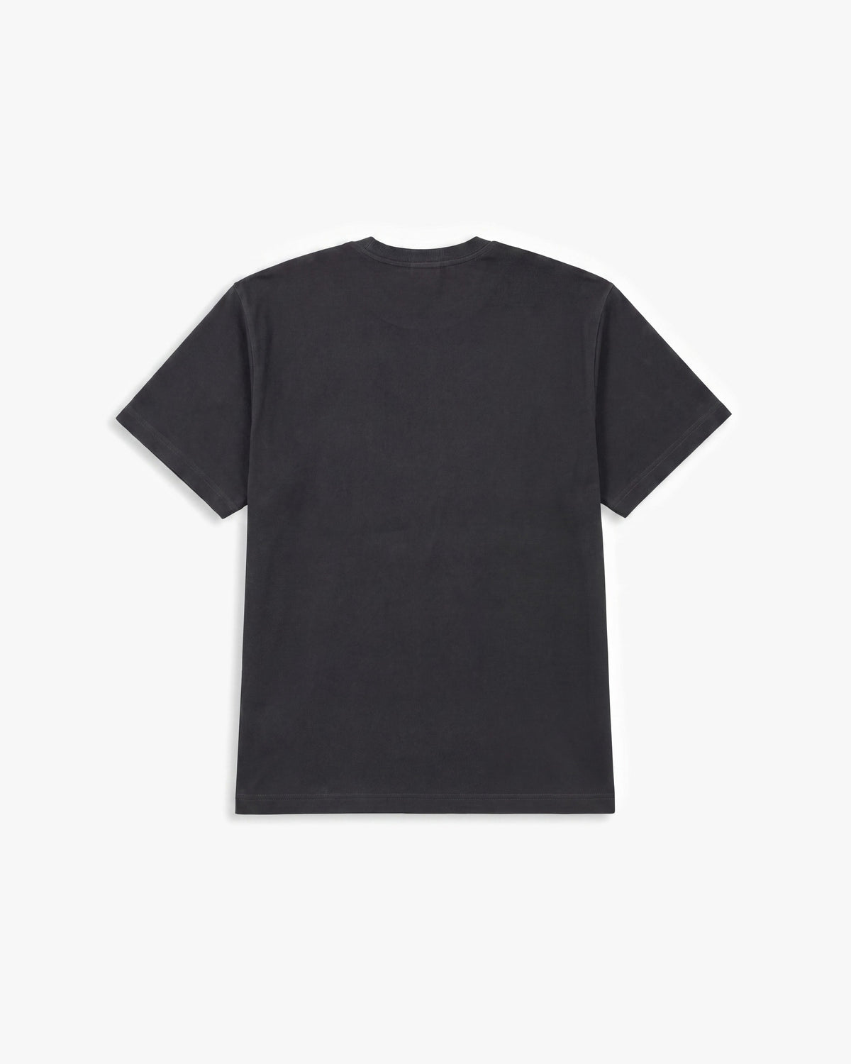 Black Scale Girl SS tees — Charcoal — product back