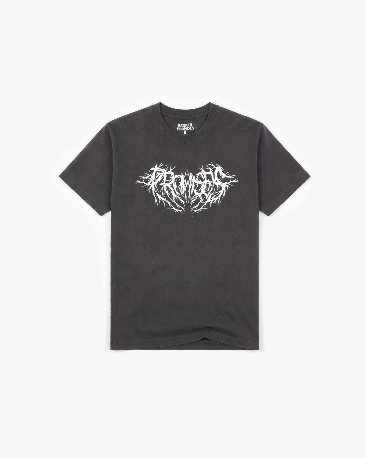 Broken Promises Privilege SS tees — Charcoal — product front