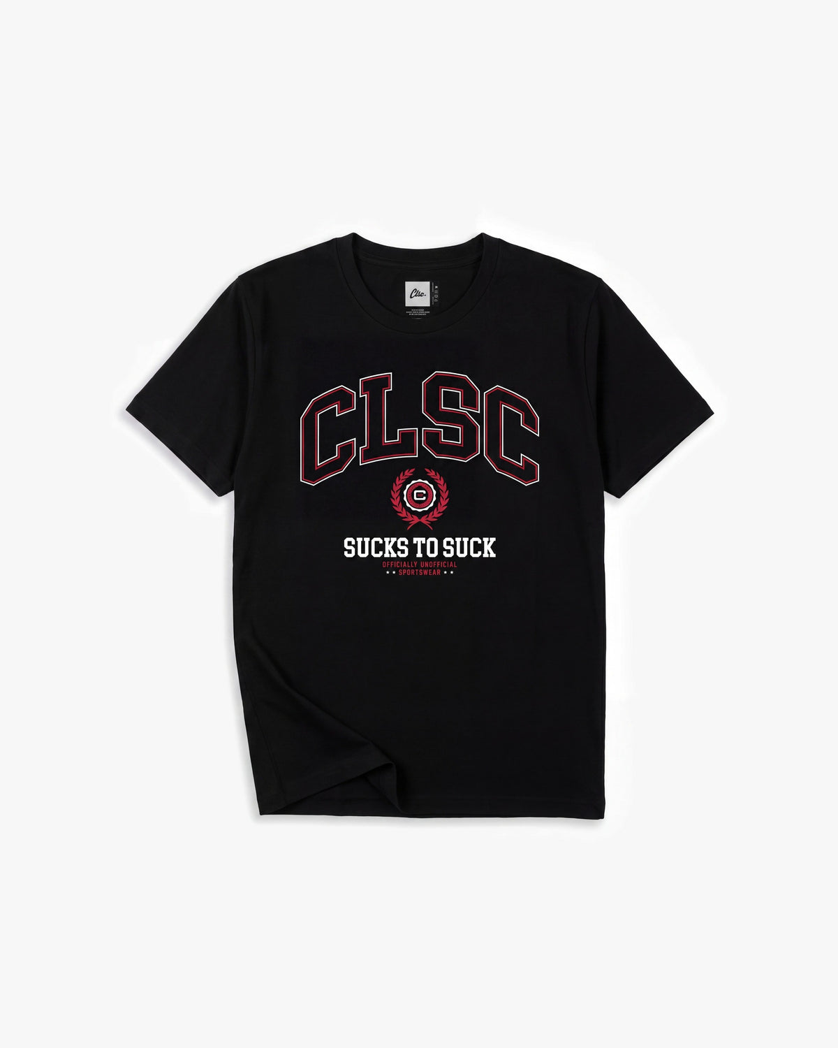 CLSC 89 SS tees — Black — product front