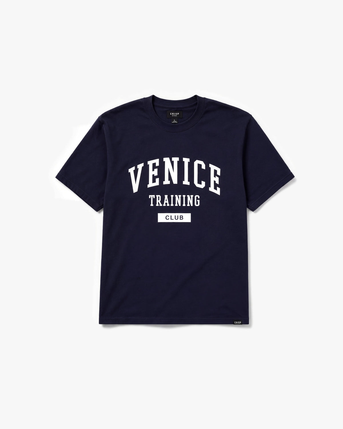 Crisp Venice Training Club SS tees — Navy — product front