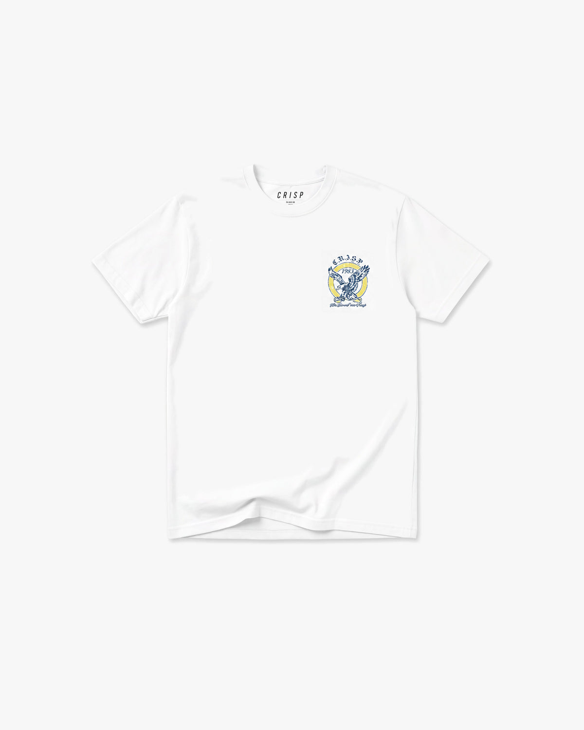Crisp Vintage Eagle SS tees — White — product front