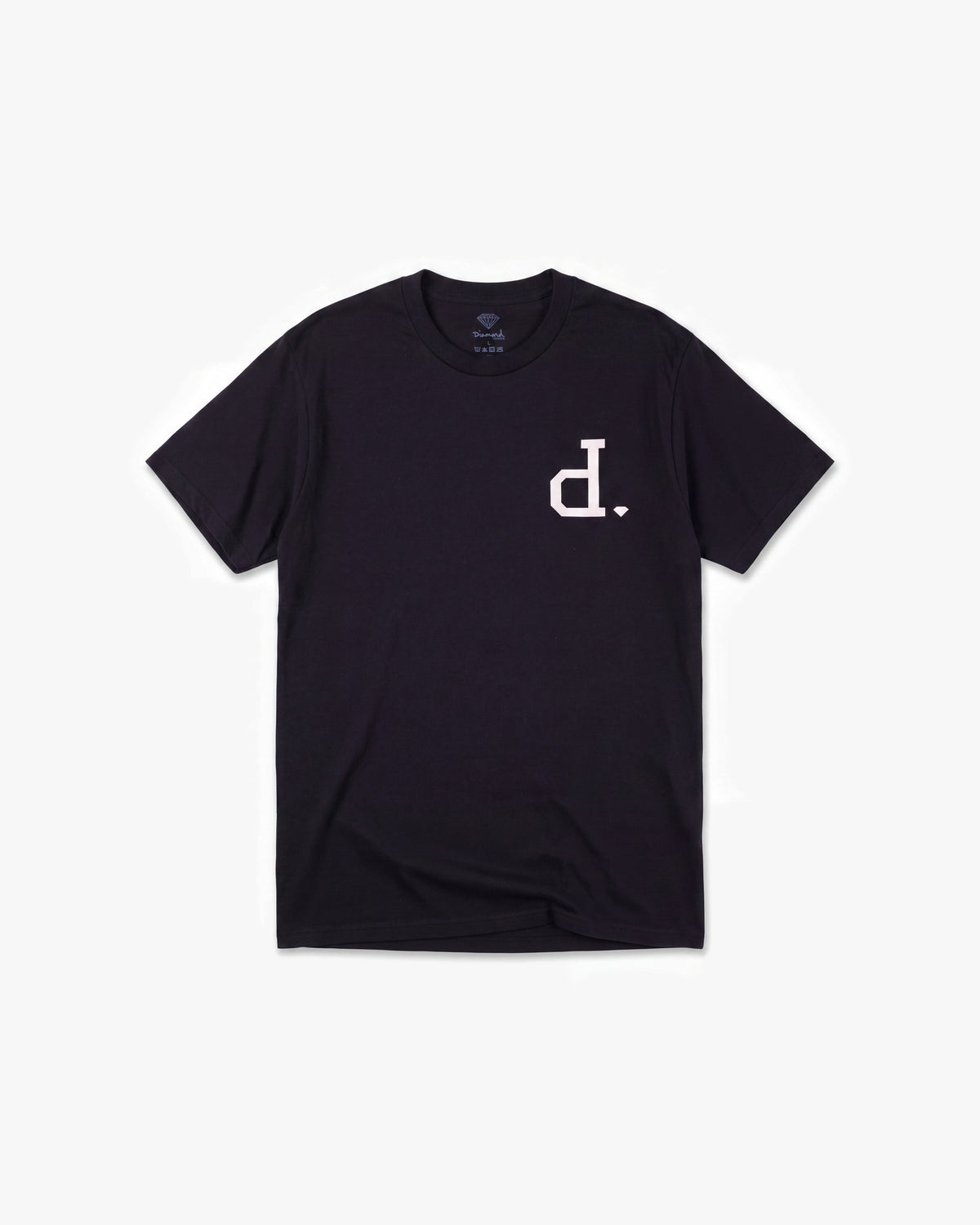 Diamond Supply New Unpolo SS tees — Black — product front