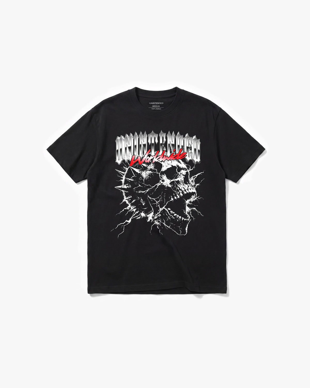Unintended Worldwide SS tees — Black — product front