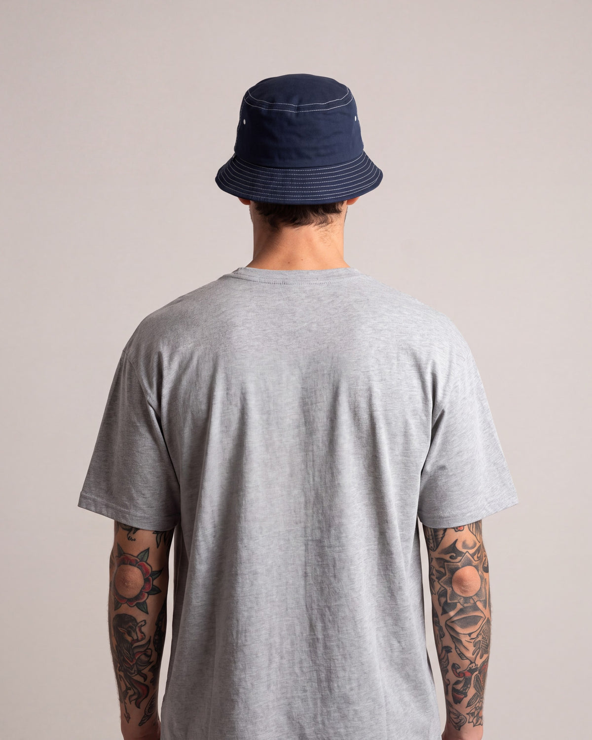 Huf Set TT Bucket hats — Navy — model back