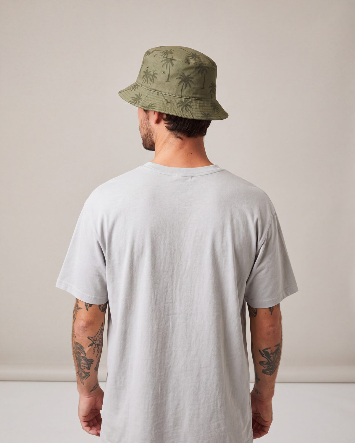 Katin Mai Tai Bucket hats — Olive — model back