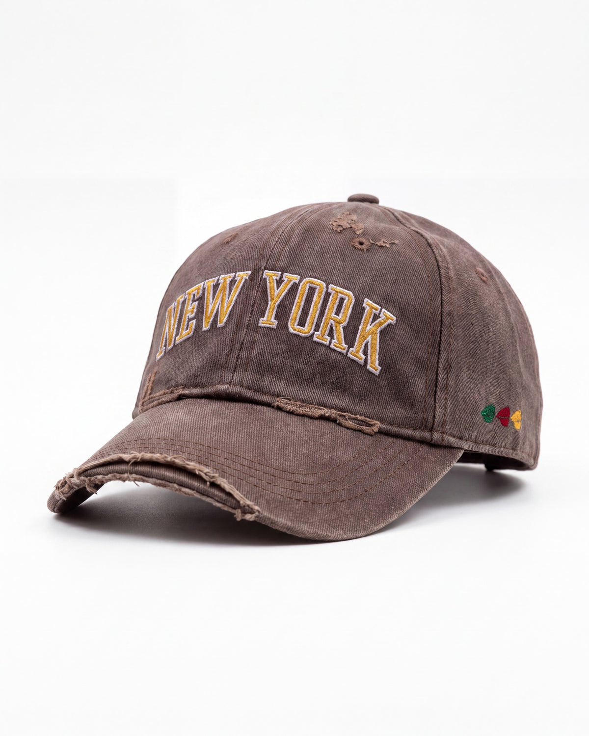 O15 NY Baseball Dad hats — Brown — product detail