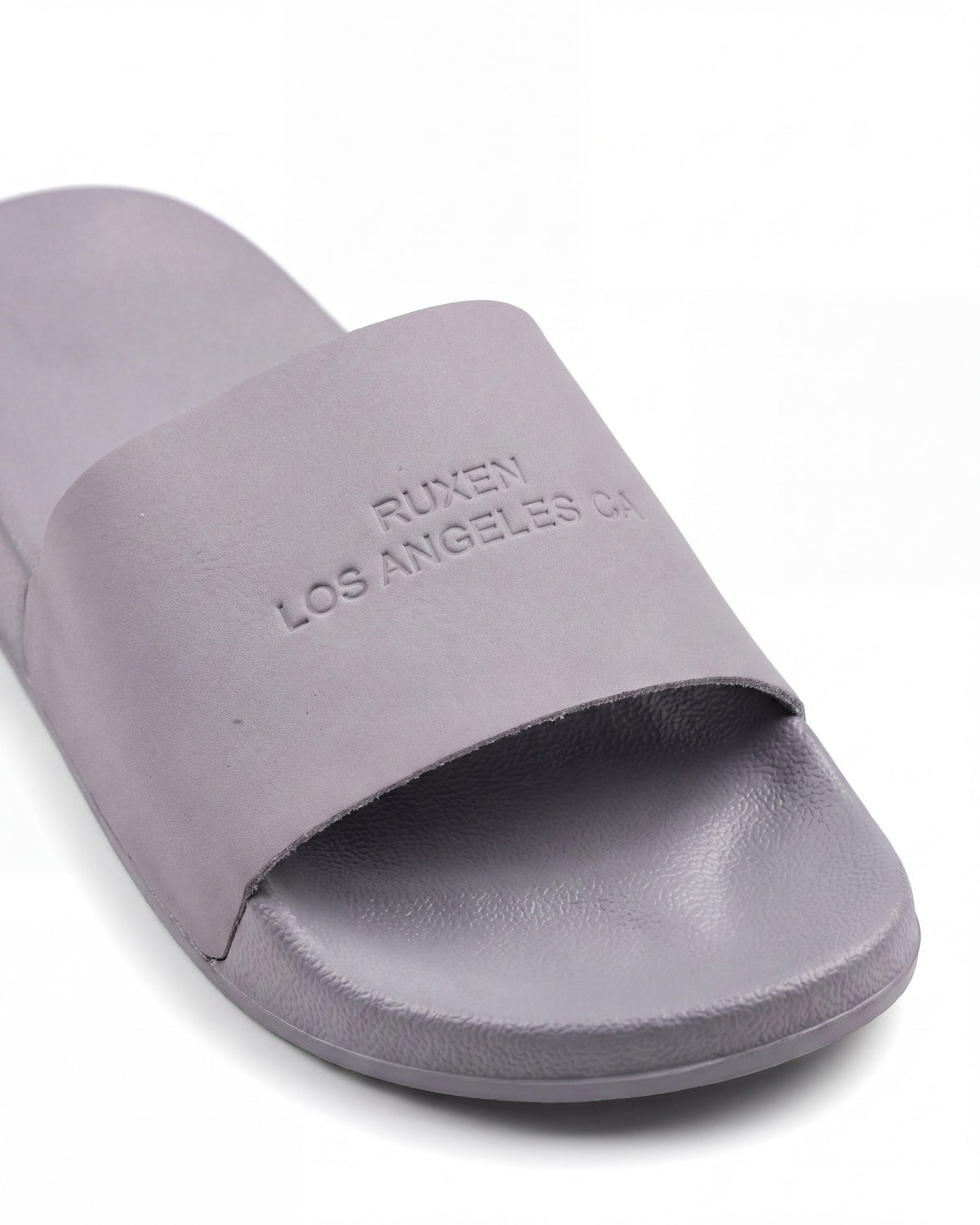 Ruxen LA Slides — Silver Grey — product detail