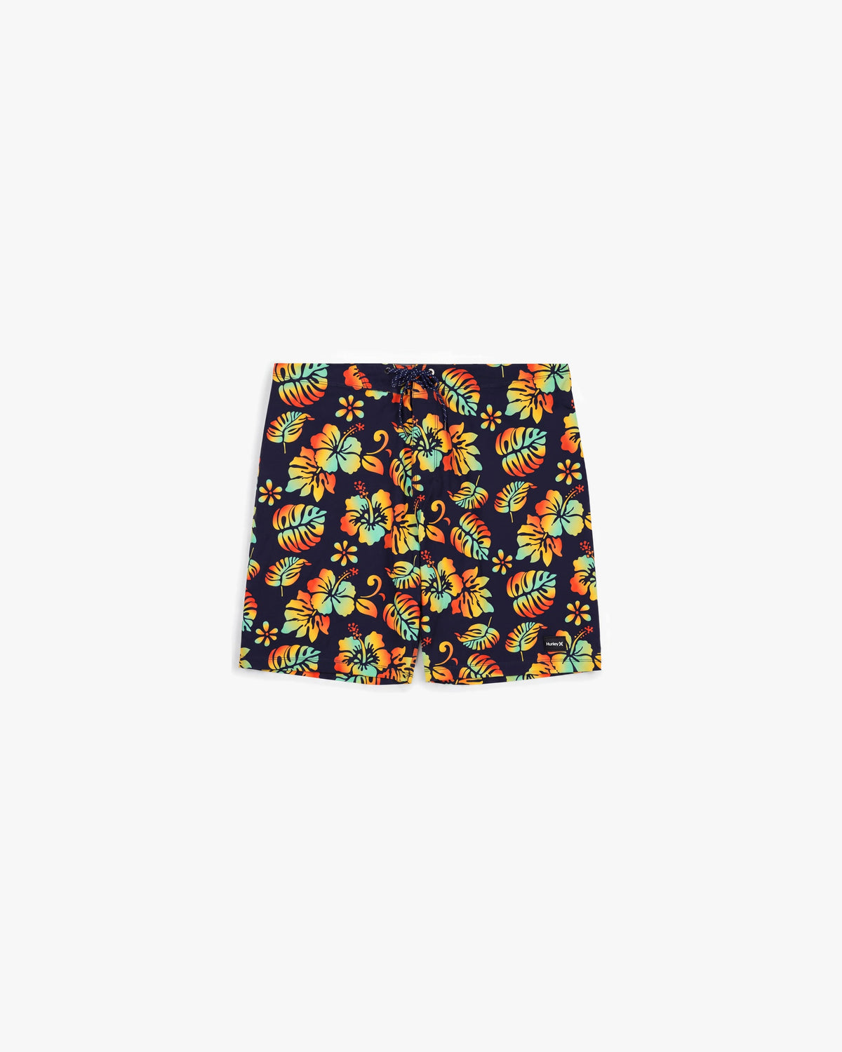 Hurley Phntm Eco Swim Shorts — Black/Yellow — product front