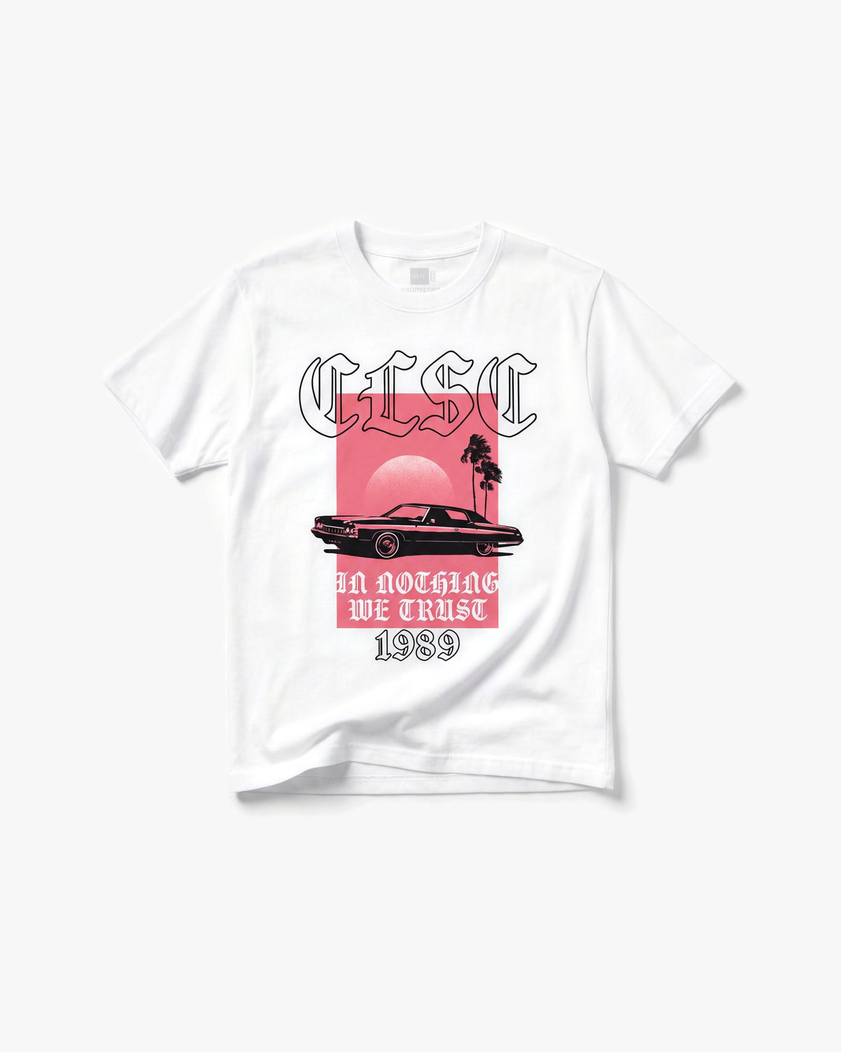 CLSC Sunset Drive SS tees — White — product front