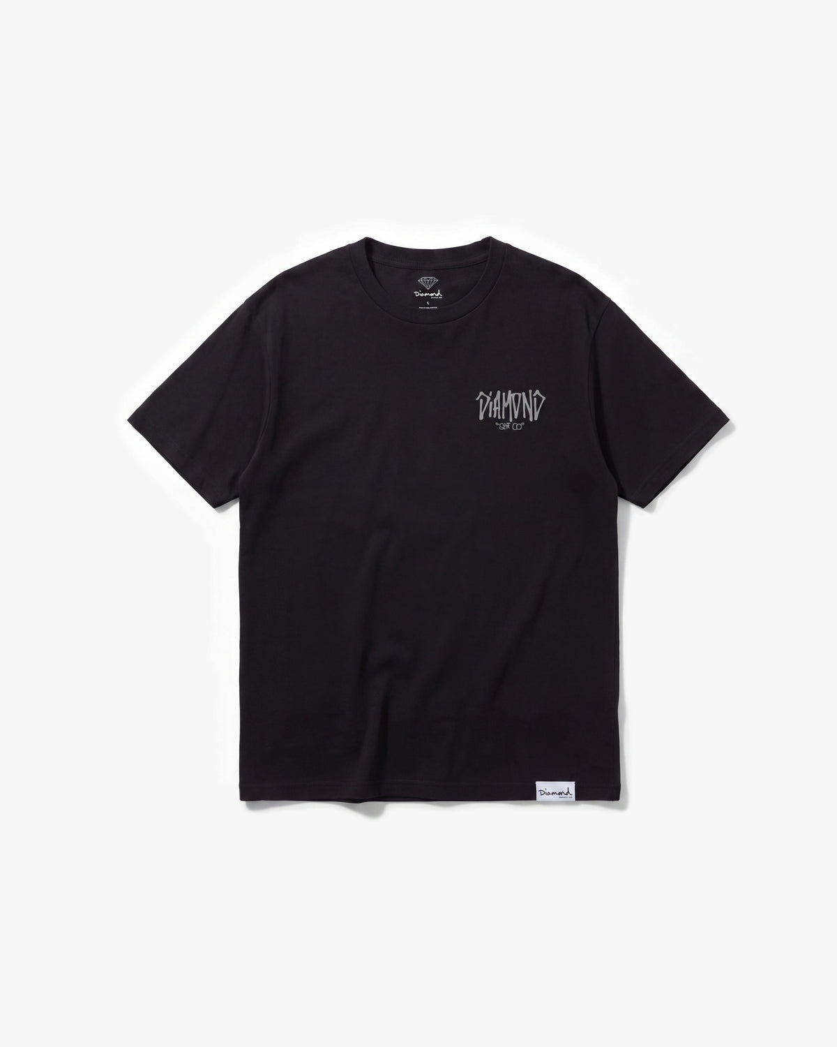 Diamond Supply New Logo SS tees — Black — product front