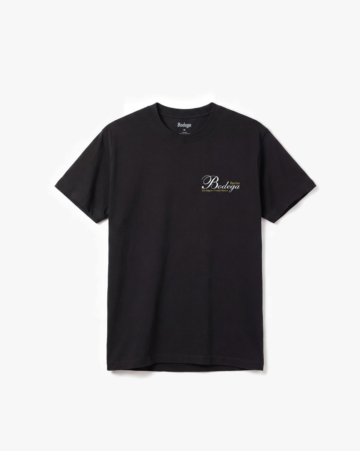 O15 Bodega SS tees — Black — product front