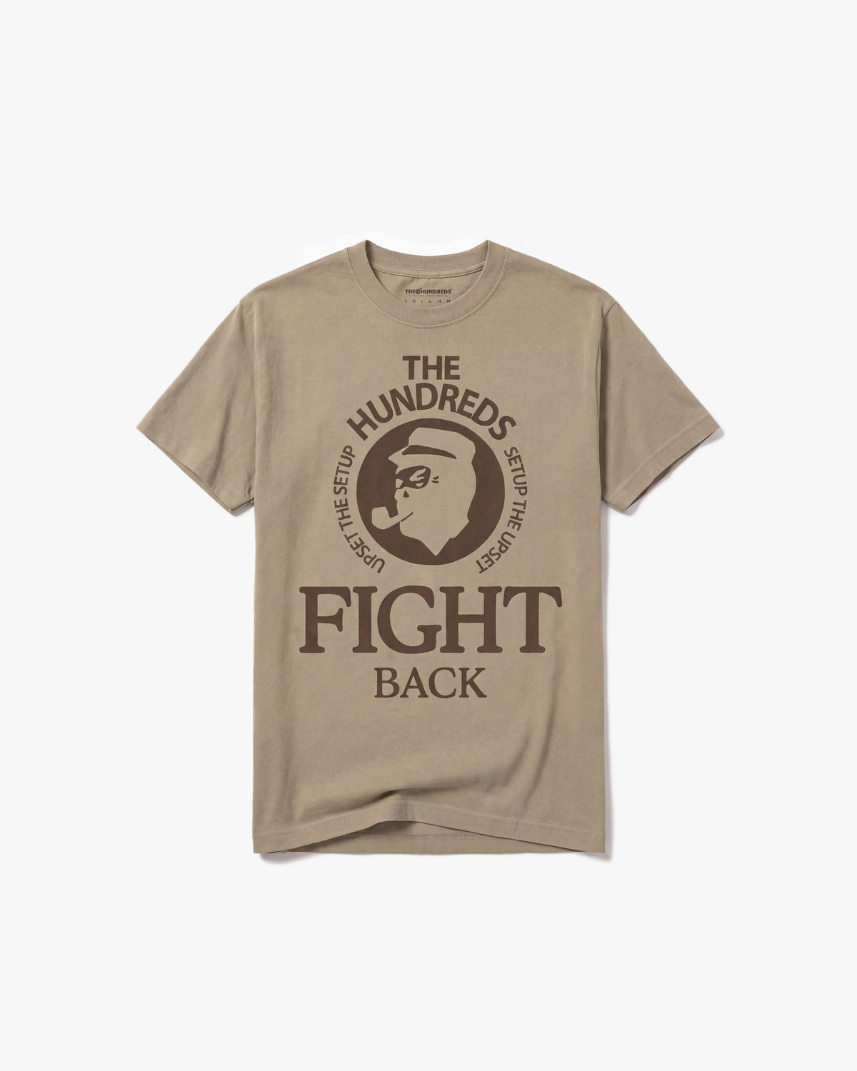 The Hundreds Jefe SS tees — Tan — product front