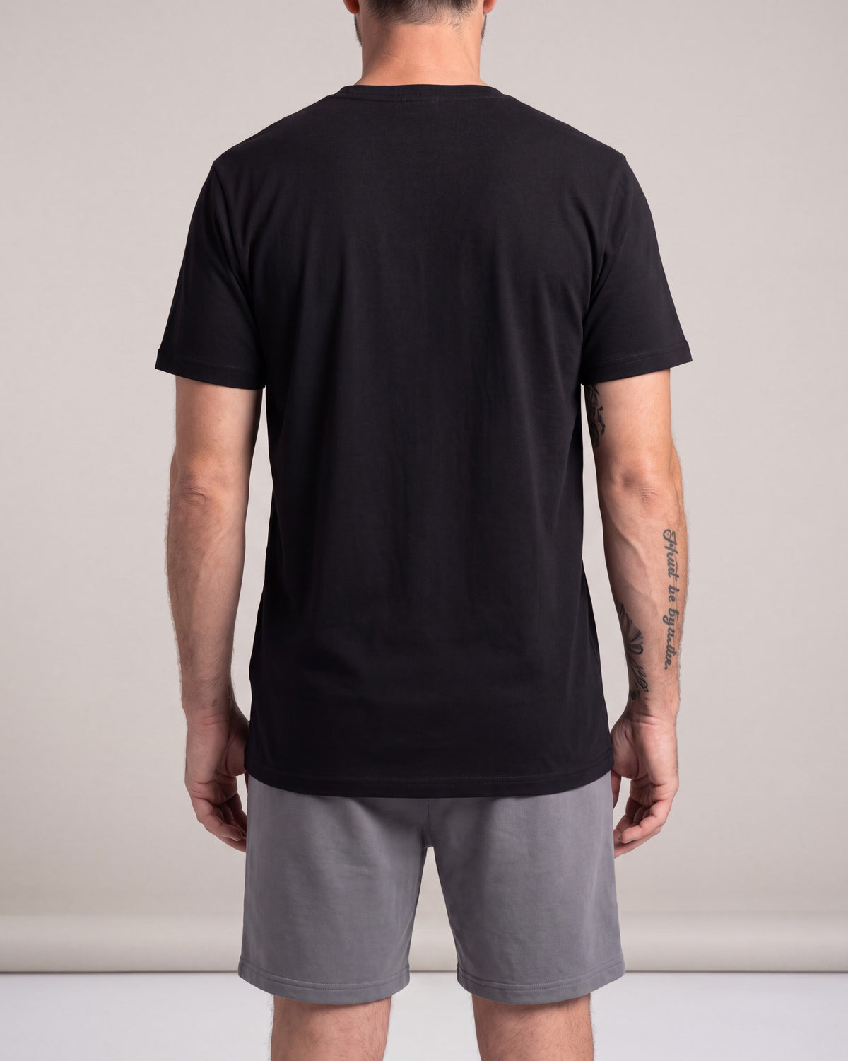 Unintended Worldwide SS tees — Black — model back