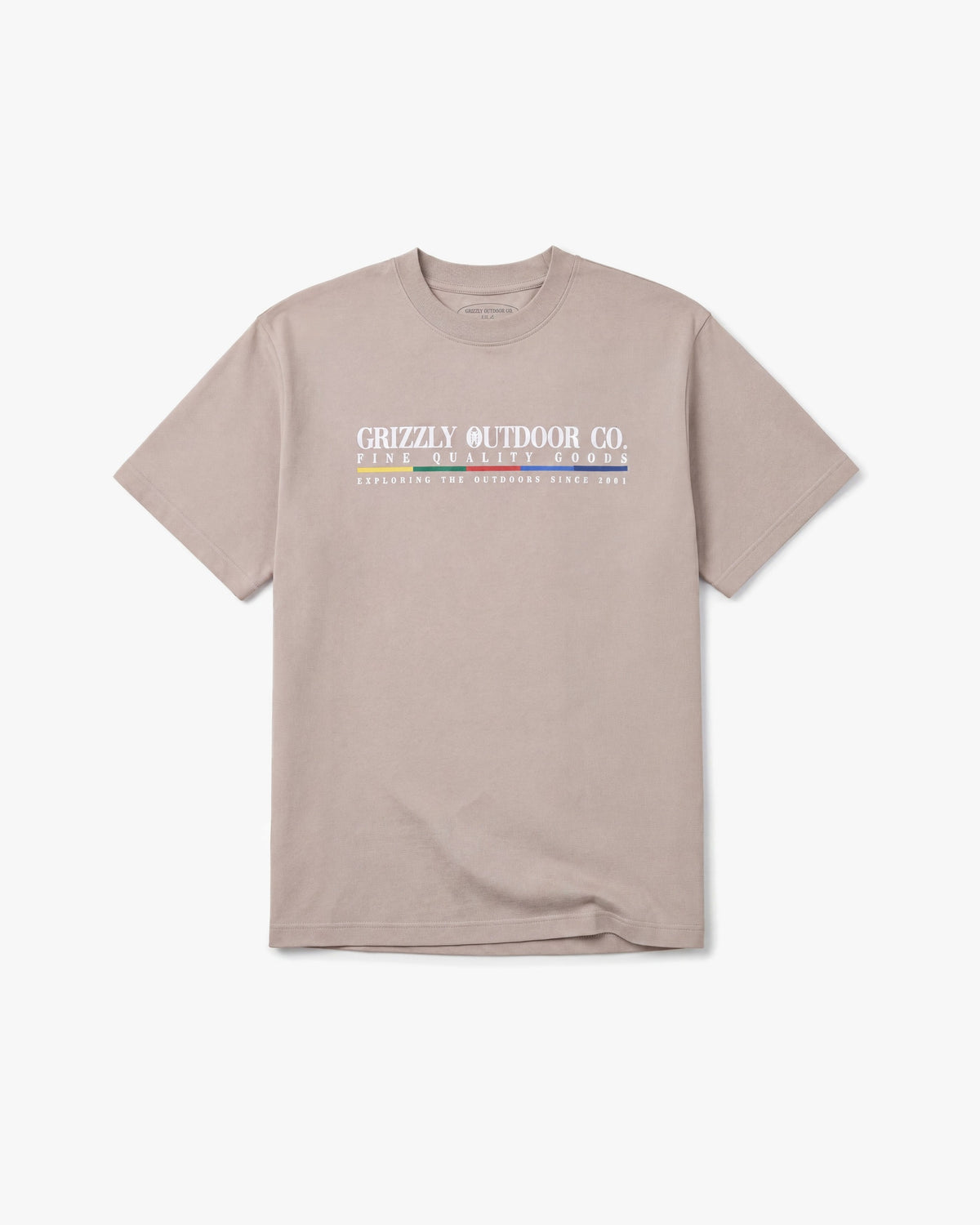 Grizzly Exploring SS tees — Tan — product front