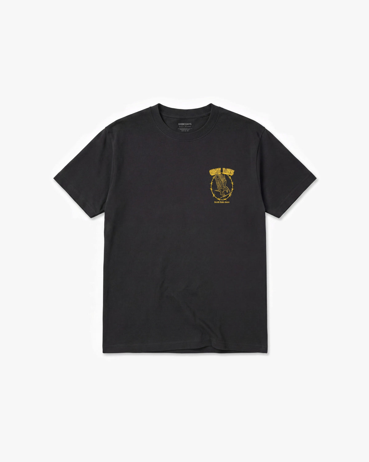 Grim Days From Above SS tees — Black — product front