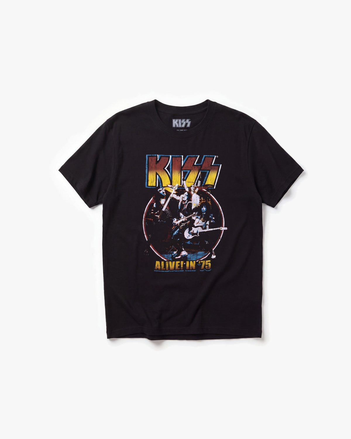 Licensed Alive In '75 SS tees — Black — product front