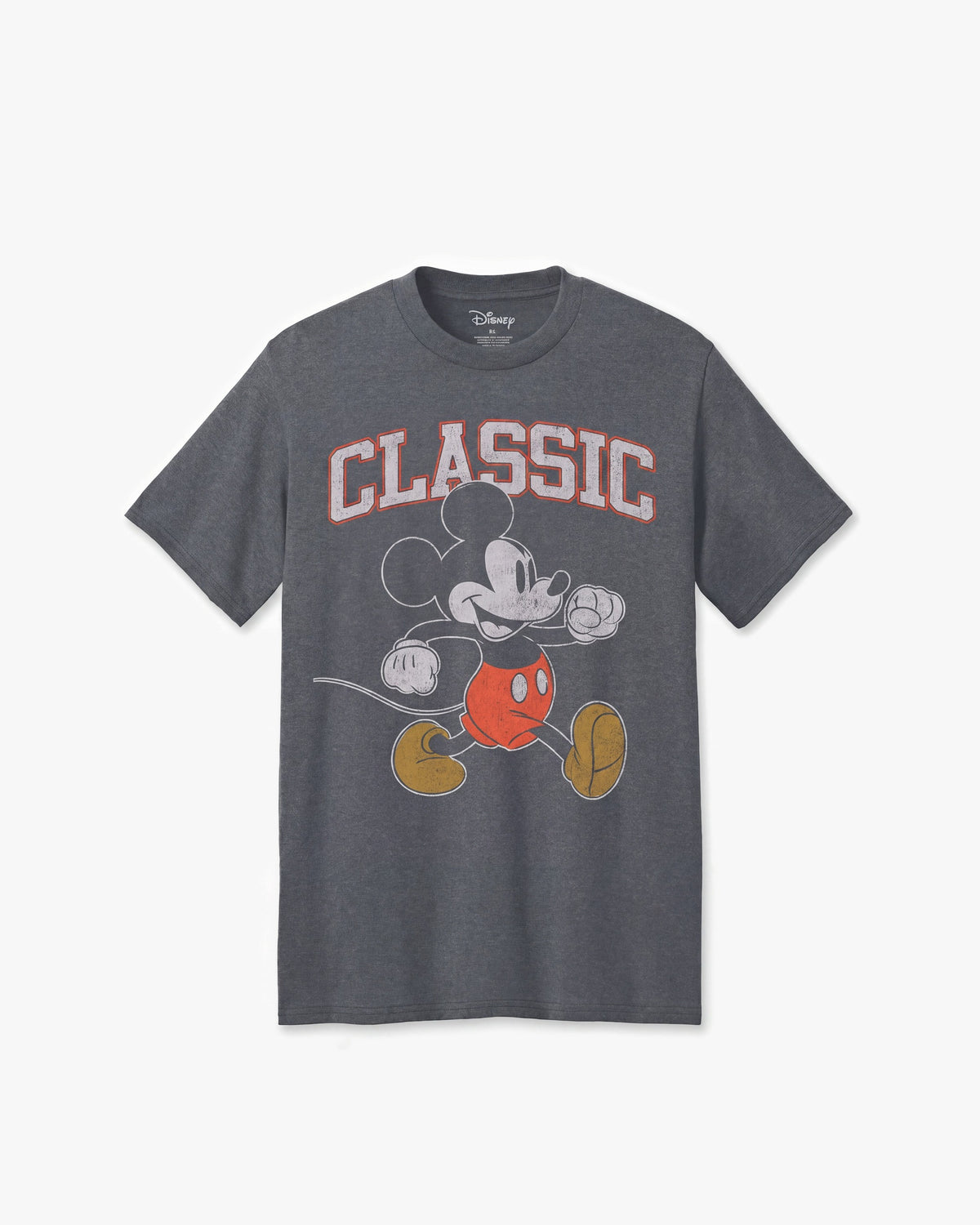 Licensed Mickey Strut SS tees — Charcoal — product front