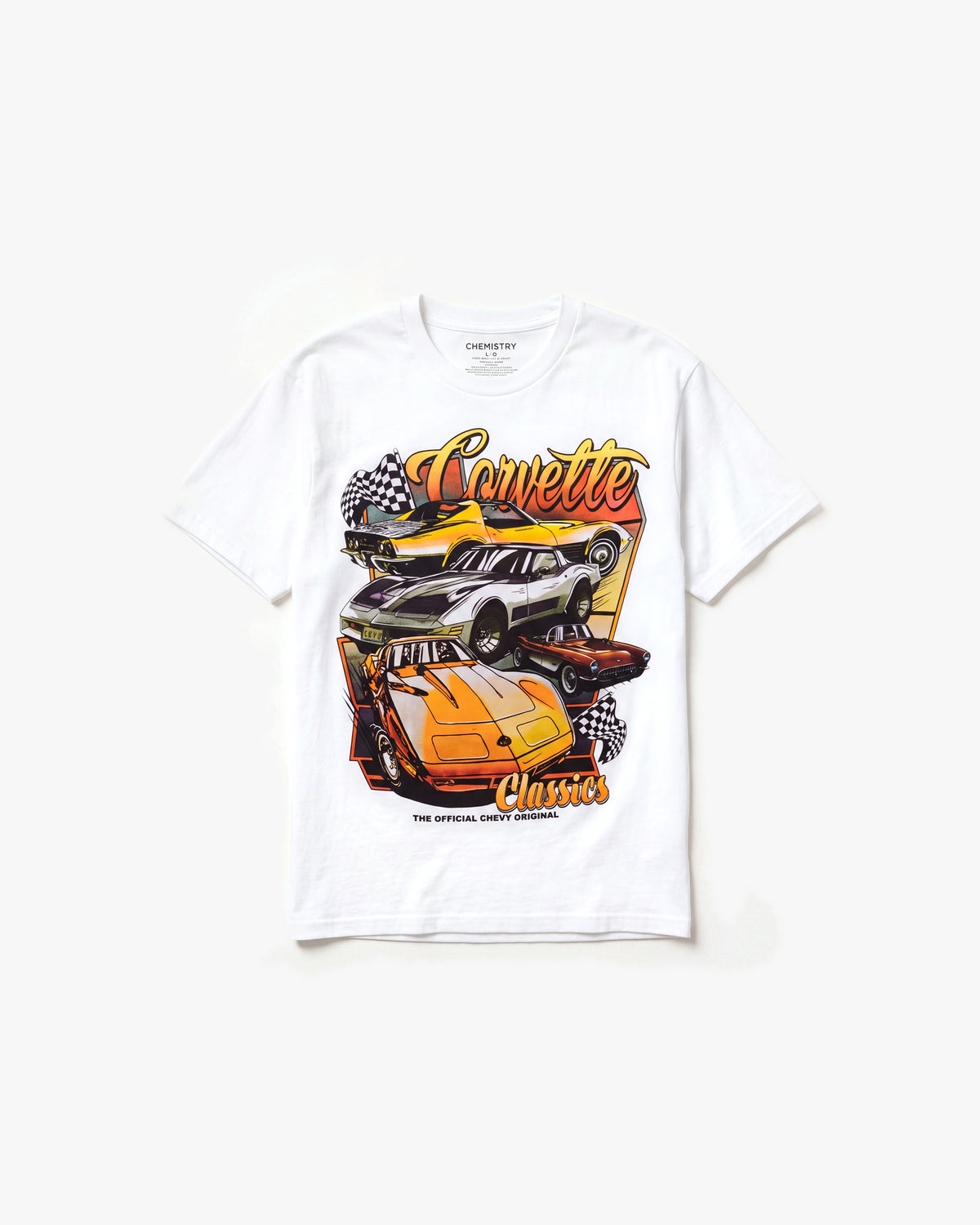 Licensed Corvette Classics SS tees — White — product front