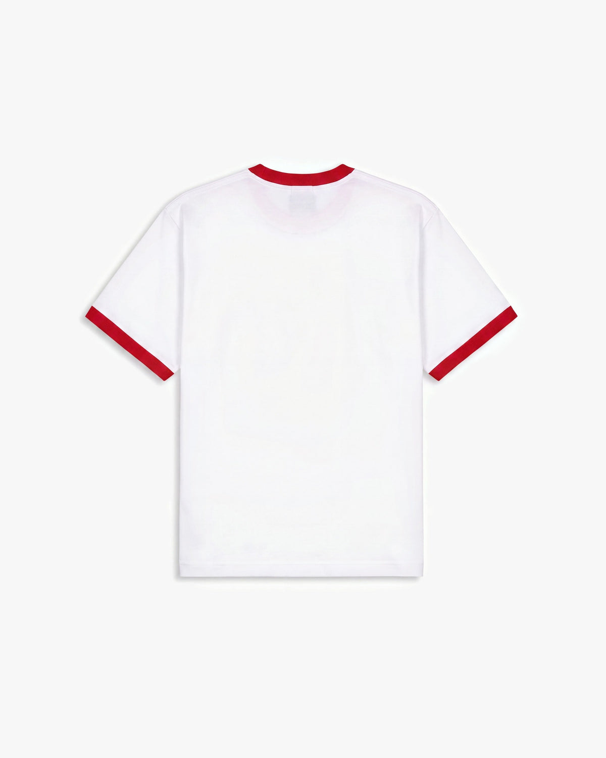 Coney Island Picnic Lovers Ringer SS tees — White/Red — product back